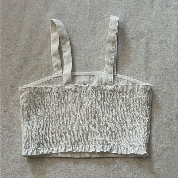 SHEIN White Buttoned Tank Top - Picture 3 of 3